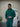 YEŞİL 3 İPLİK YARIM FERMUARLI SWEATSHİRT